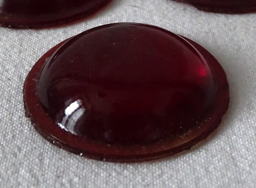 Rara gemma vetro rosso - gemma,