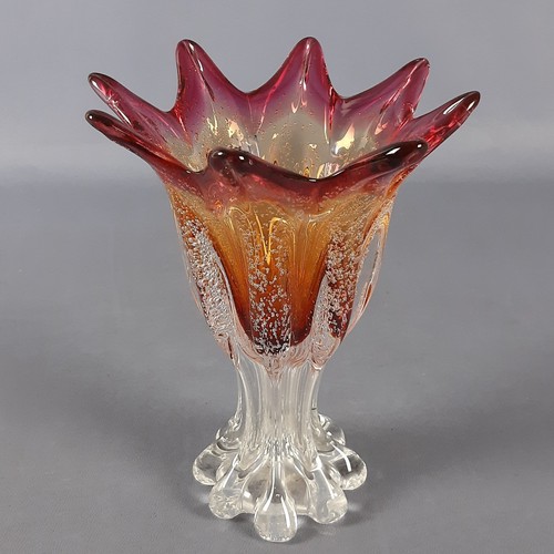 Vaso vetro murano bullicante - murano,