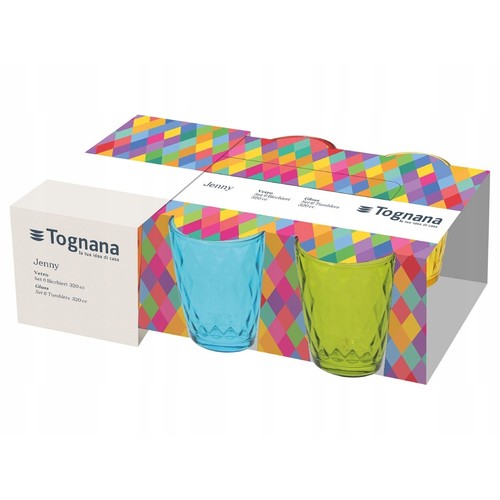 Tognana set bicchieri in - tognana, 6