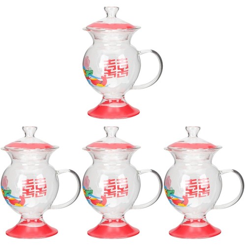 Set tazzine caffè rosse - set, da