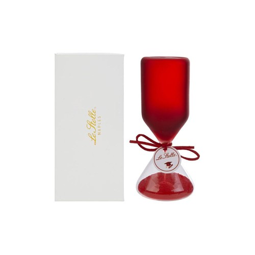 Clessidra vetro rosso - clessidra,