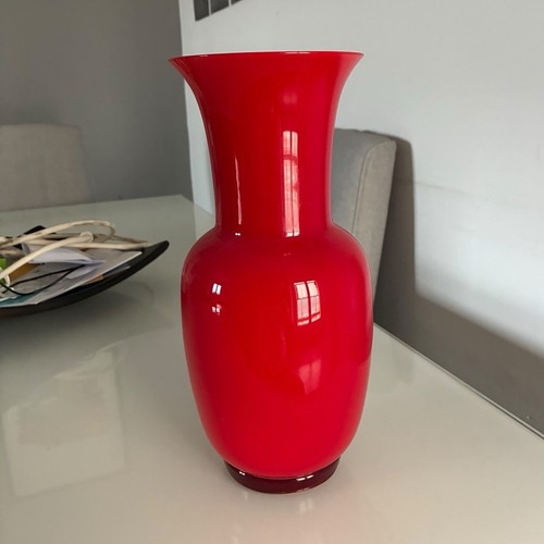Vaso rosso originale venini - vaso,