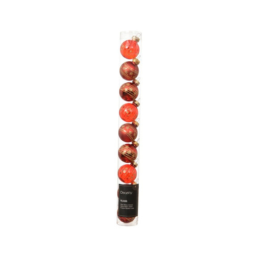 Tubo palline vetro 3cm - di,