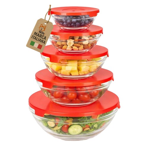 Set contenitori vetro - set, 5