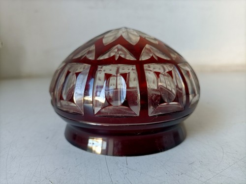 Vetro molato rosso rubino - molato,