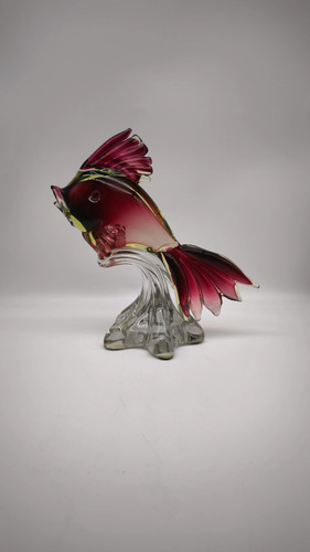 88552 pesce vetro rosso - pesce,