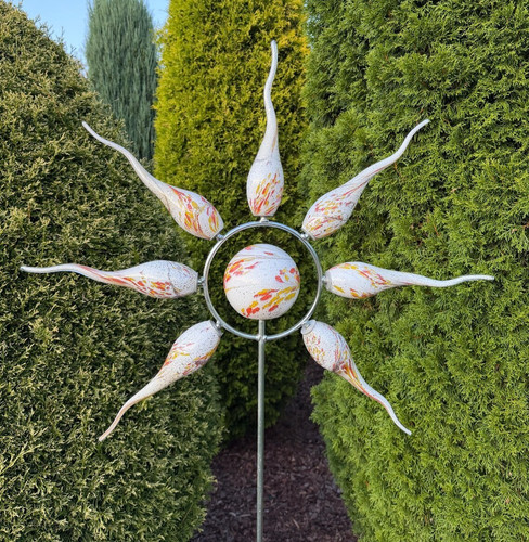 Vetro sole 160 bianco rosso - vetro,