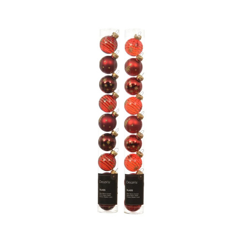 Tubo palline vetro 3cm - tubo,