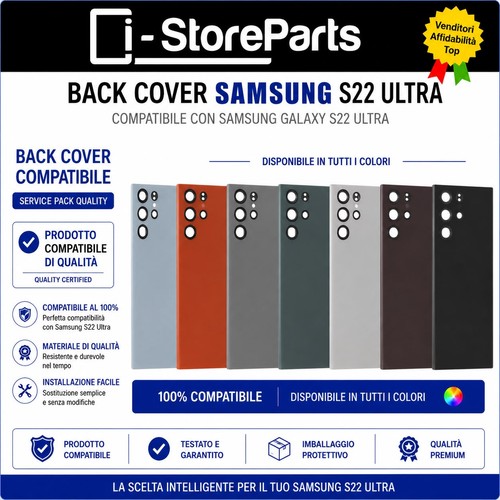 Back cover scocca - back, posteriore